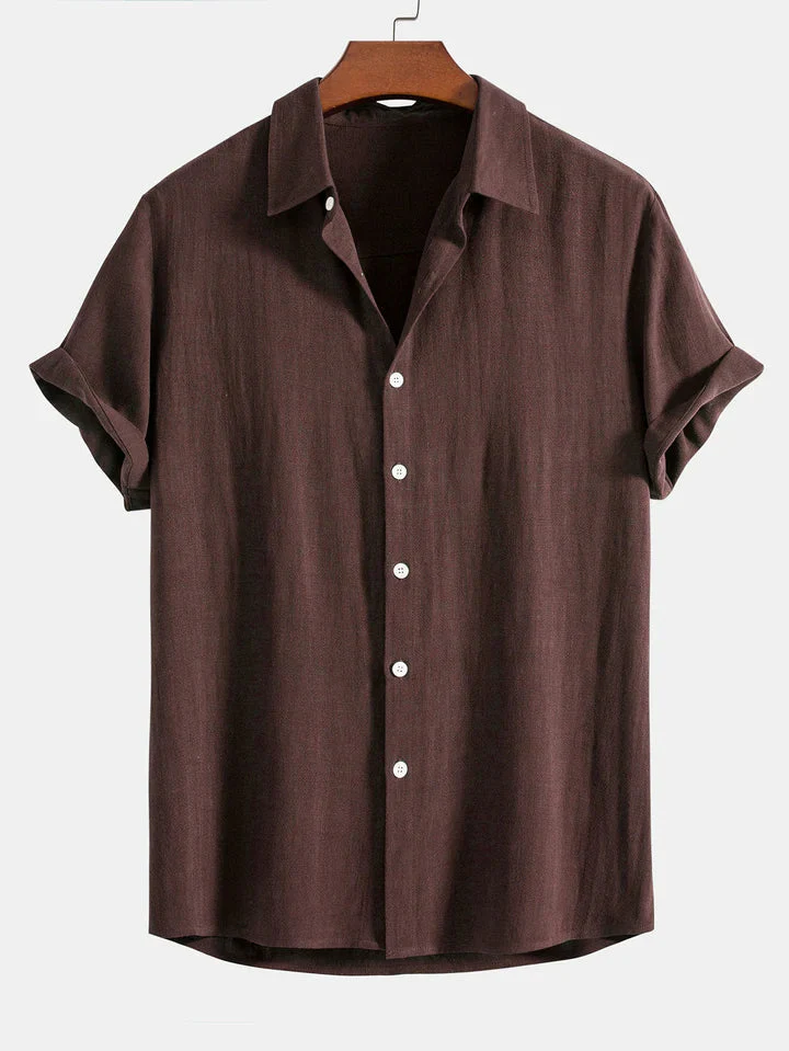 River | Linen blend shirt and straight pants set - Image 4