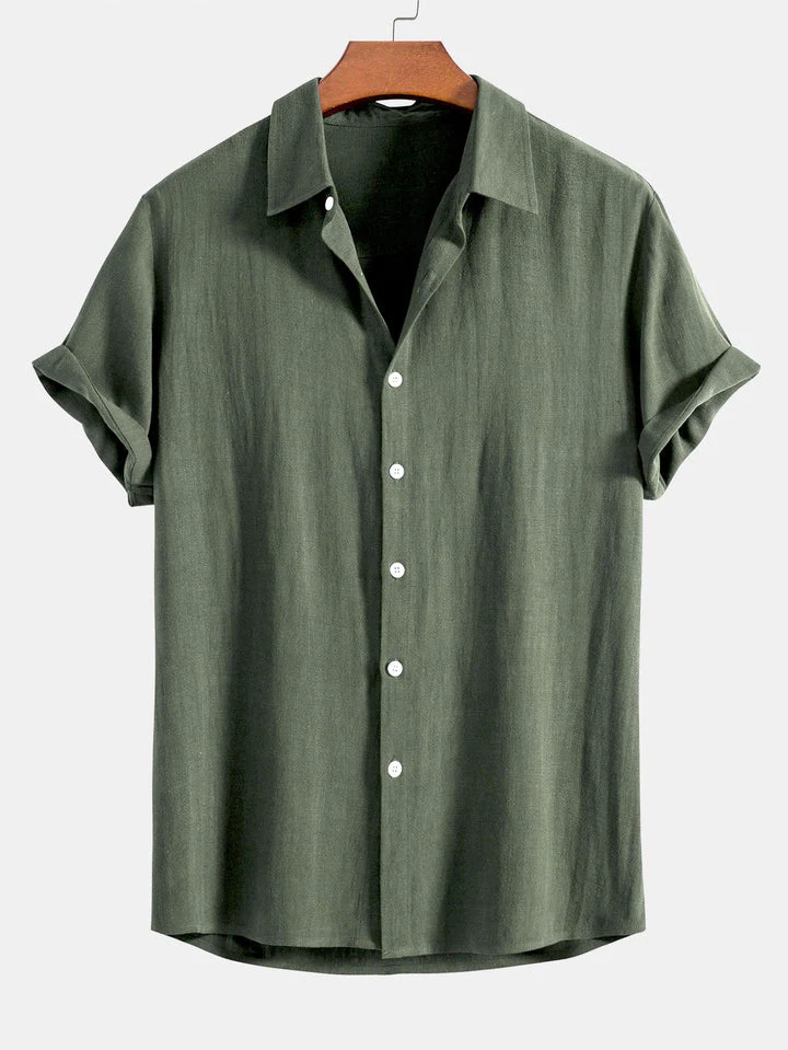 River | Linen blend shirt and straight pants set - Image 6