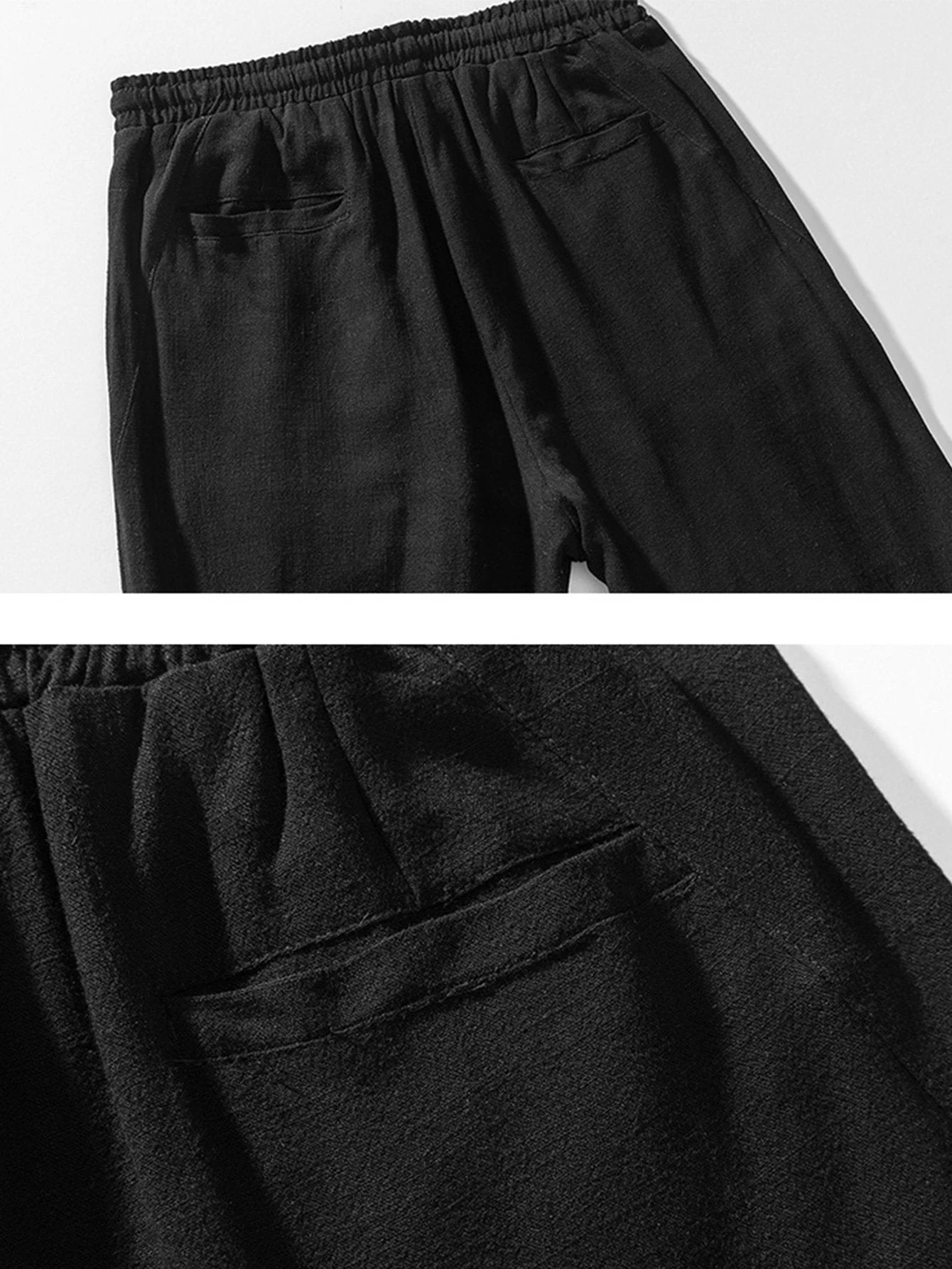 RobĀ® | Relax Fit Harem Pants In Linen And Cotton Mix - Image 9