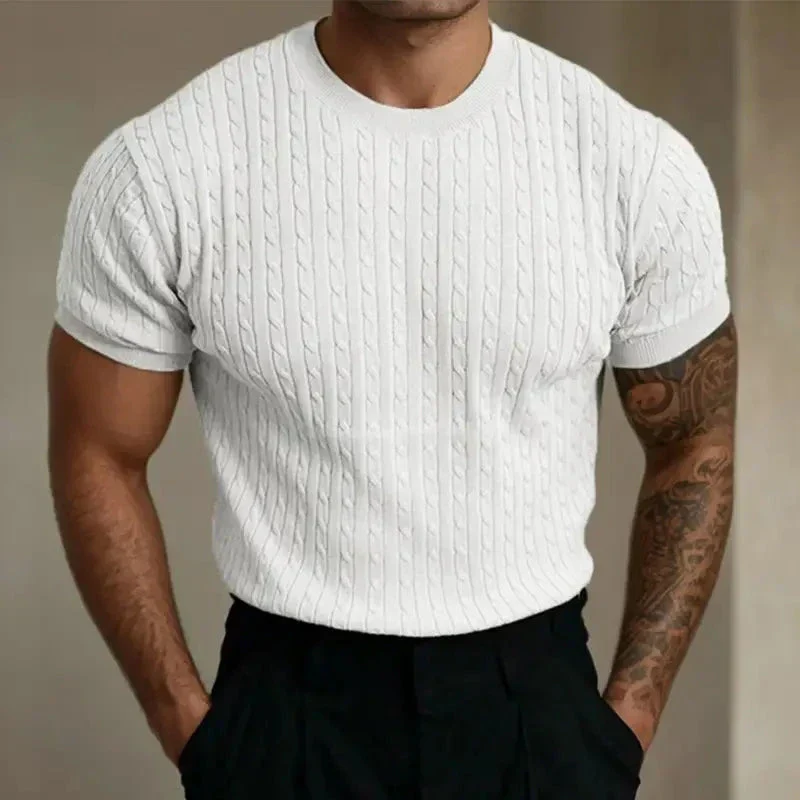 Roberto® | Quilted Knit T-Shirt - Image 12