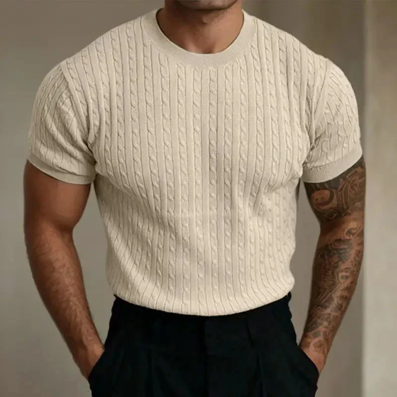 Roberto® | Quilted Knit T-Shirt - Image 13
