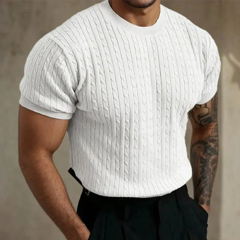 Roberto® | Quilted Knit T-Shirt - Image 5