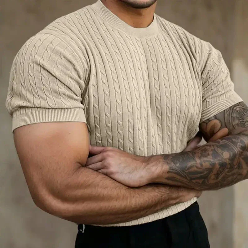 Roberto® | Quilted Knit T-Shirt - Image 9