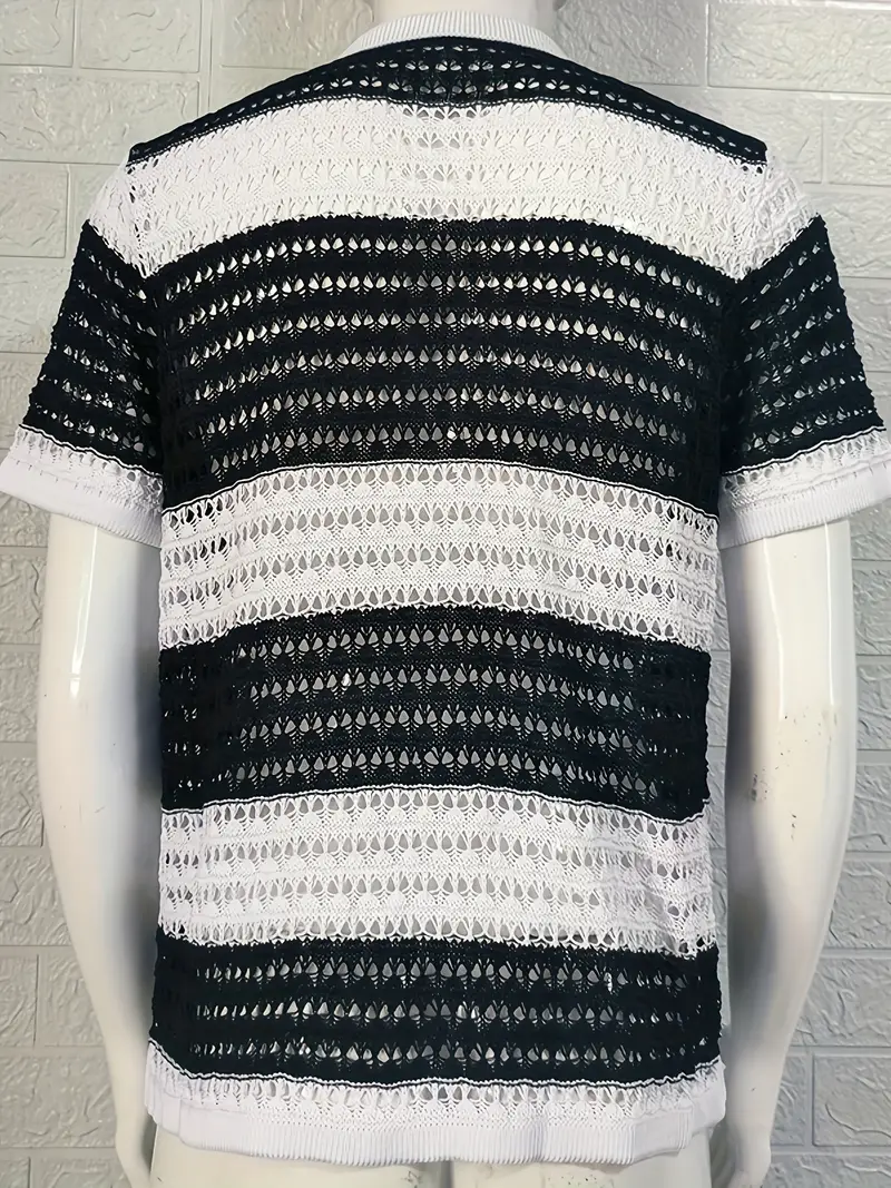 Robin® | Contrasting Knit Shirt - Image 3