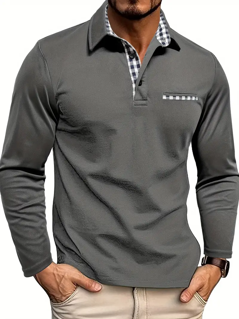 Robin | Long Sleeve Polo Shirt - Image 2