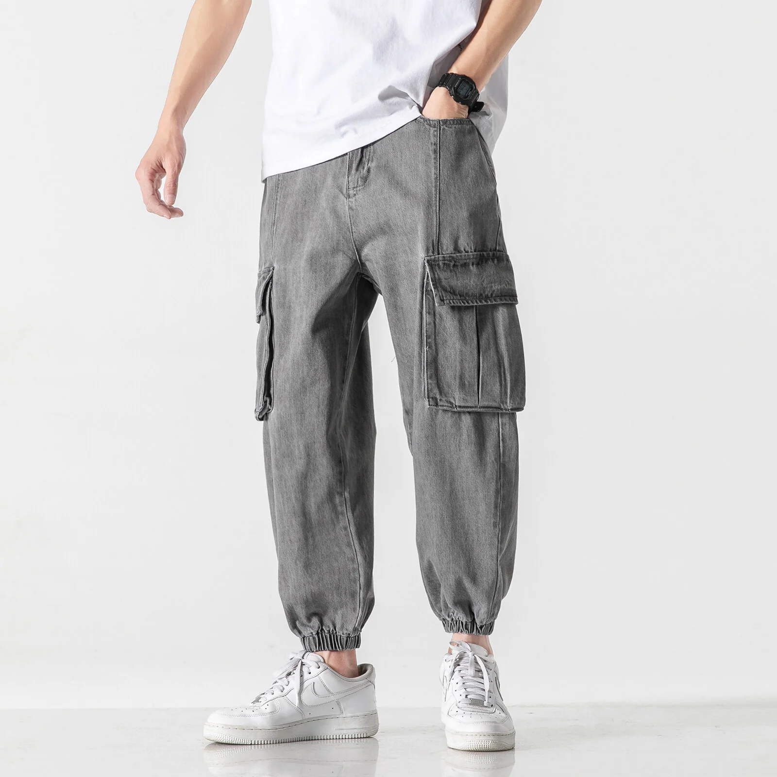 Rocco® | Denim Cargo Pants - Image 4