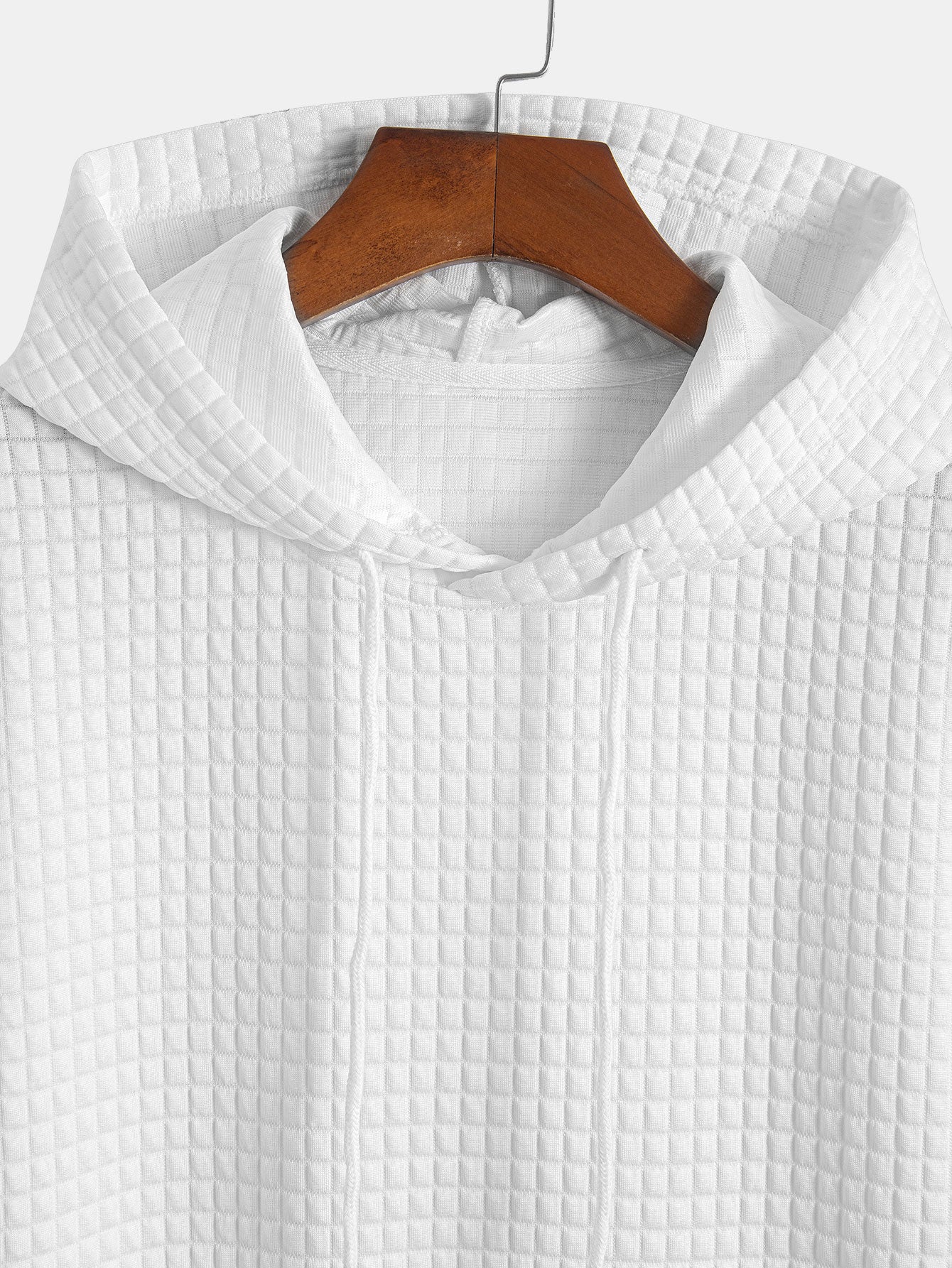 Rocco® | Kangaroo Pocket Waffle Hooded T-Shirt & Shorts - Image 18