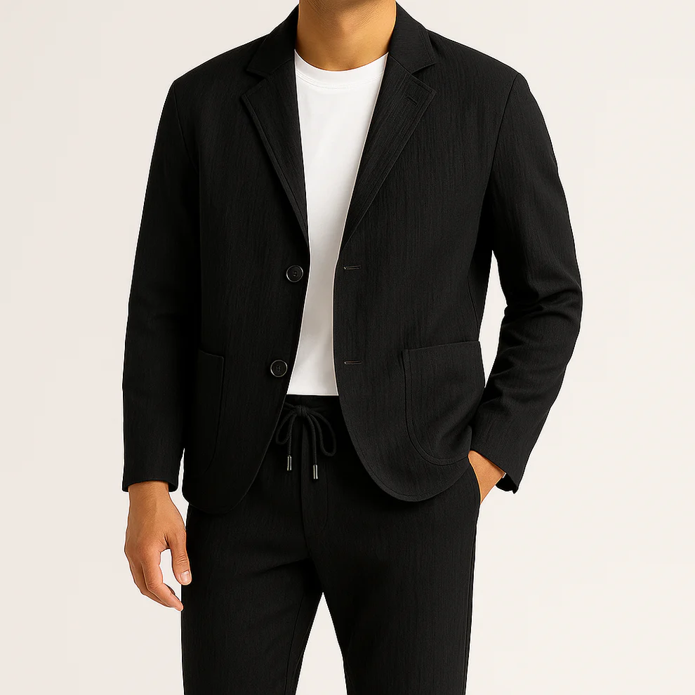 Rocky | Linen set with blazer - Image 2