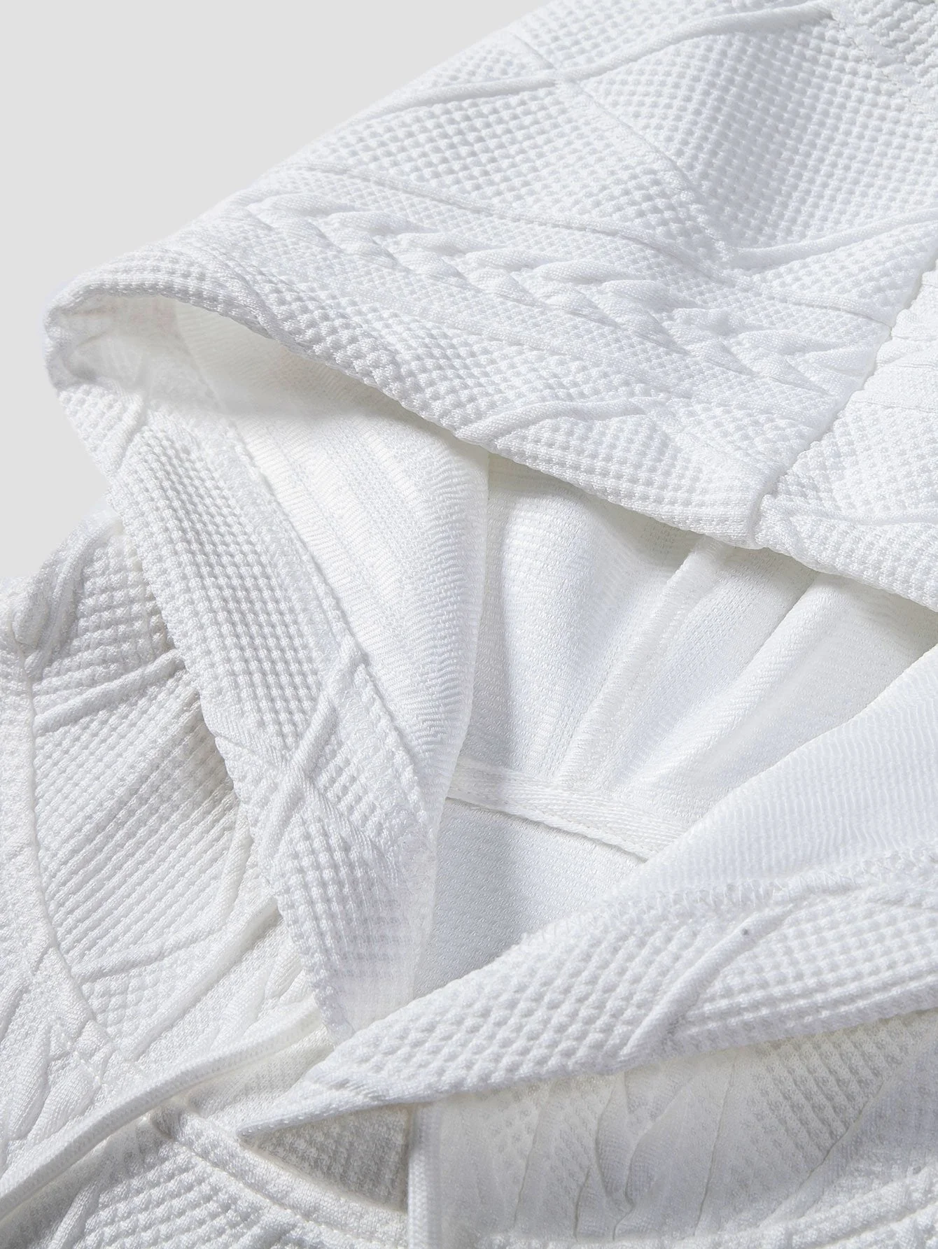 Rocky | Relax Fit Geometric Jacquard Hoodie - Image 13