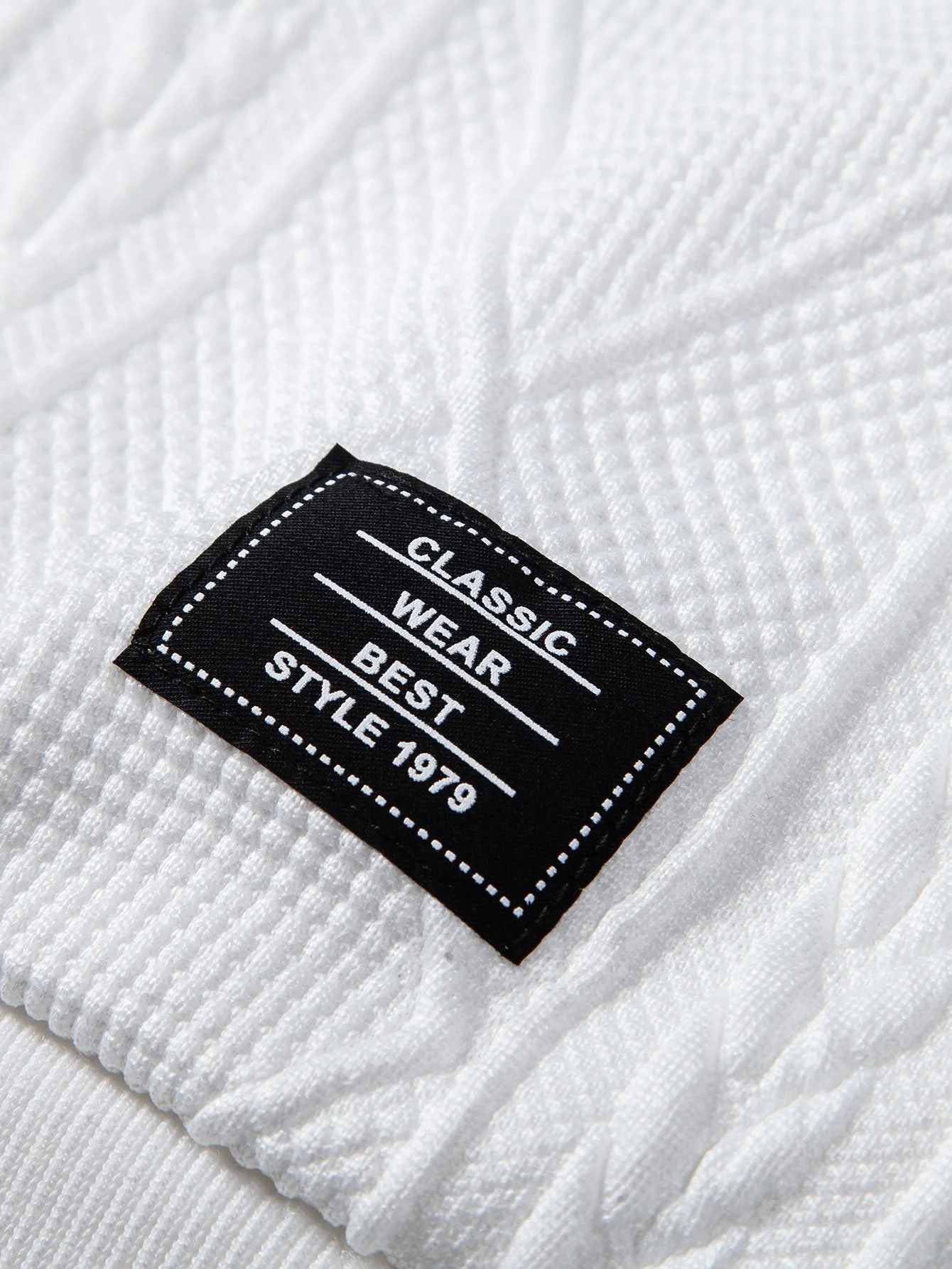 Rocky | Relax Fit Geometric Jacquard Hoodie - Image 15