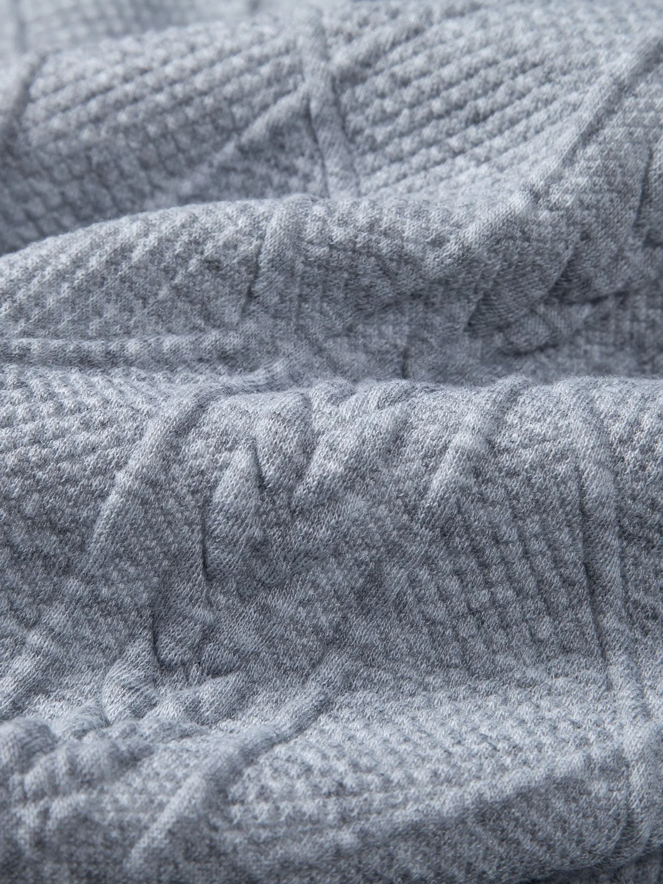 Rocky | Relax Fit Geometric Jacquard Hoodie - Image 4