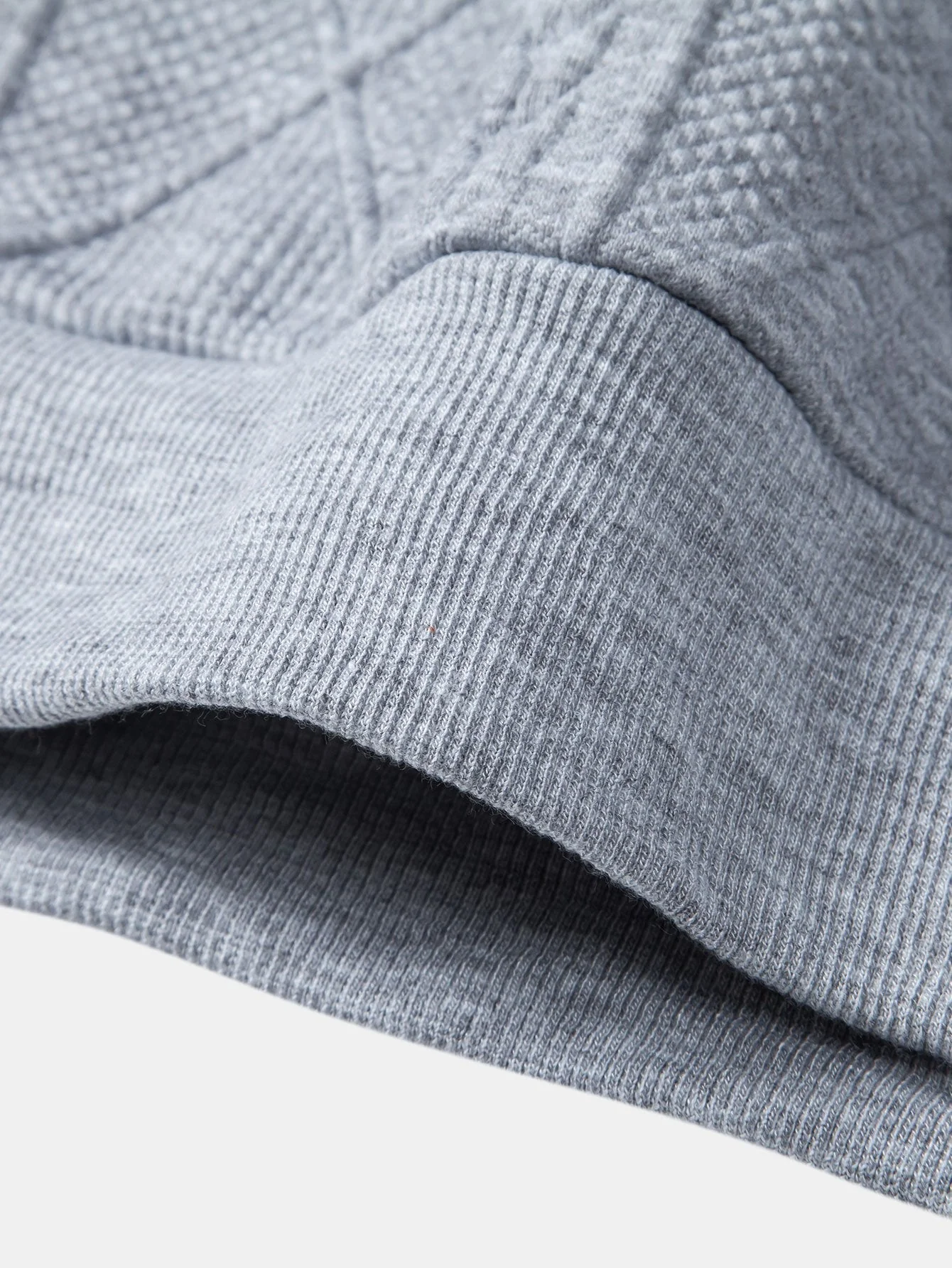 Rocky | Relax Fit Geometric Jacquard Hoodie - Image 7