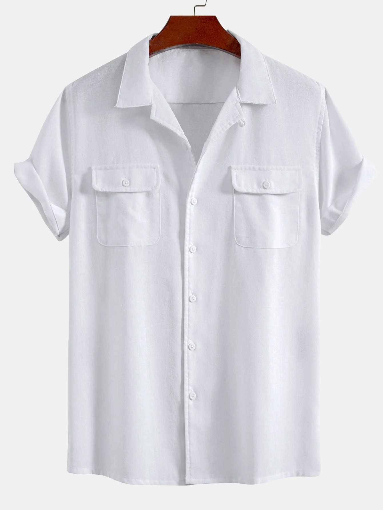 Rodney® | Linen Cuban Shirt With Pockets - Image 3