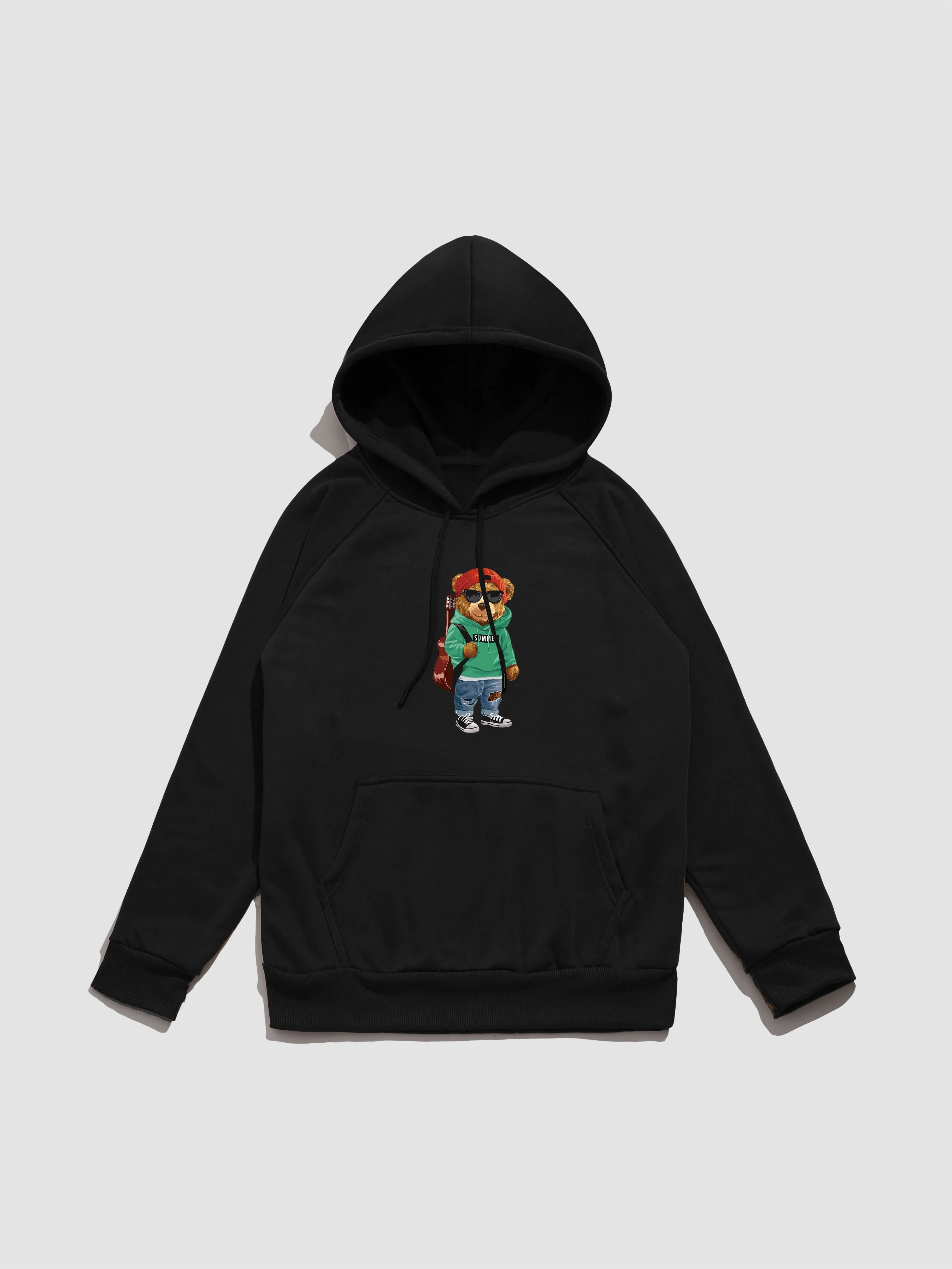 Rodrigo | Guitar Bear Print Hoodie - Image 3