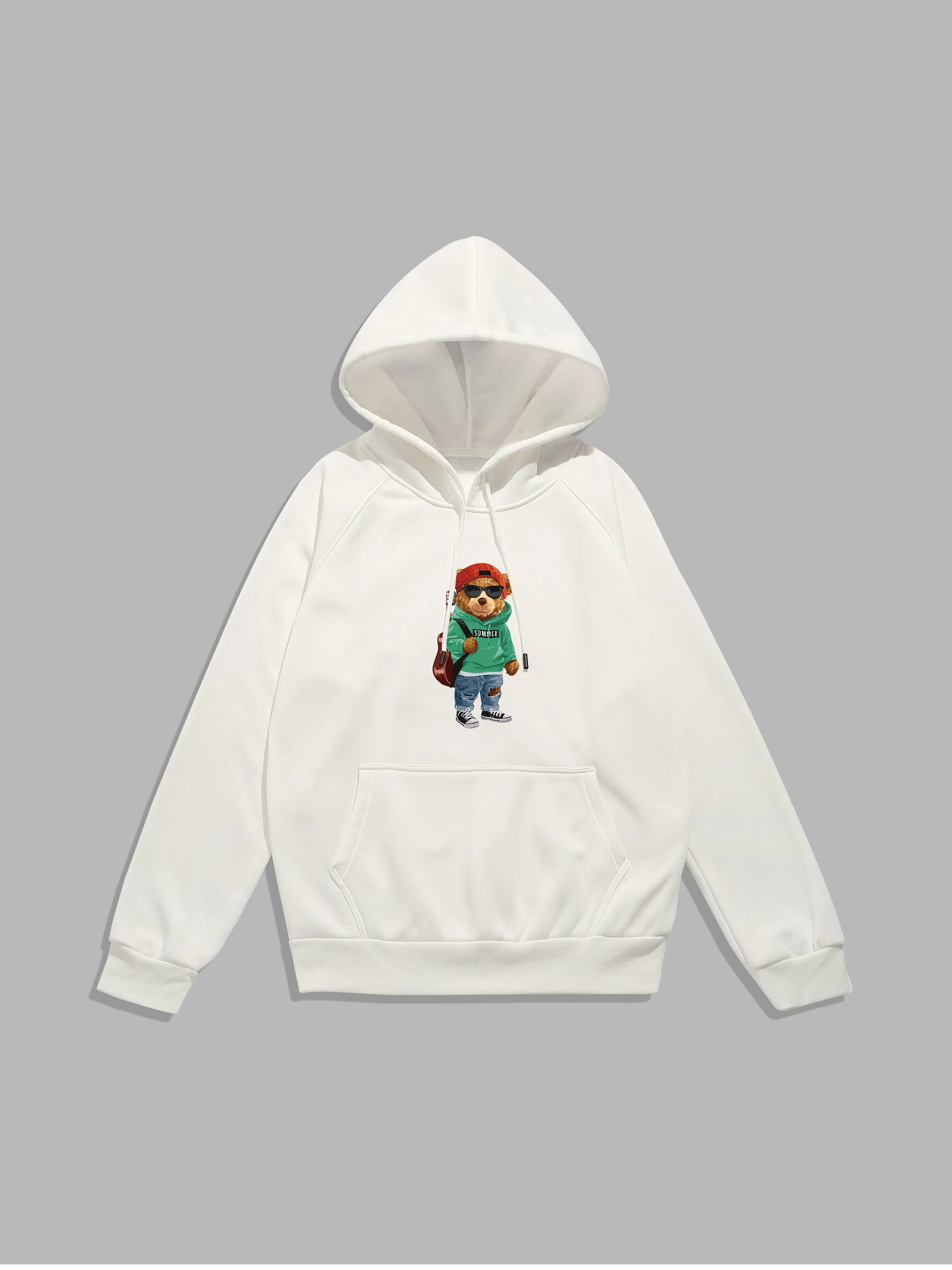 Rodrigo | Guitar Bear Print Hoodie - Image 4