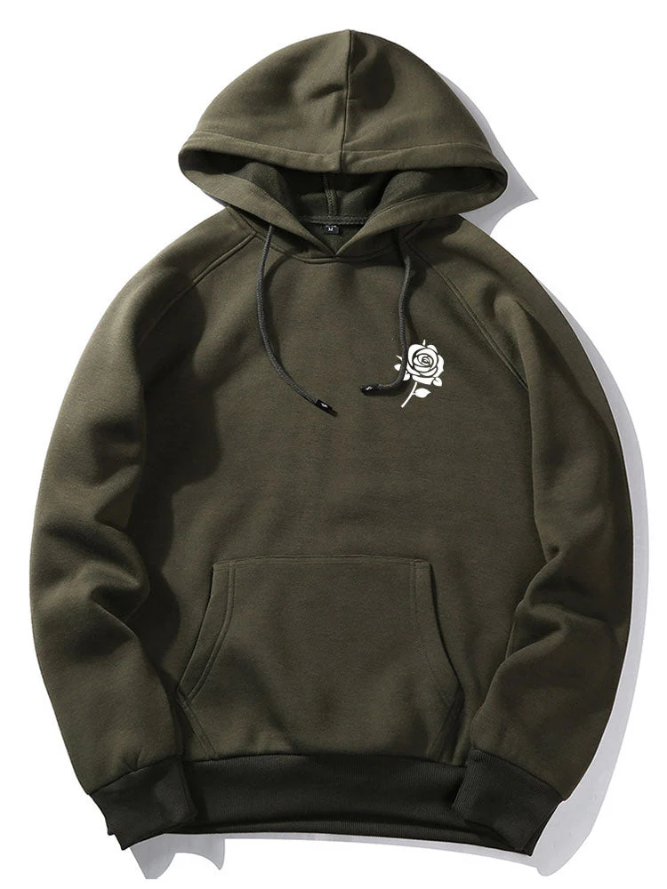 Rogelio | Rose Print Hoodies - Image 2