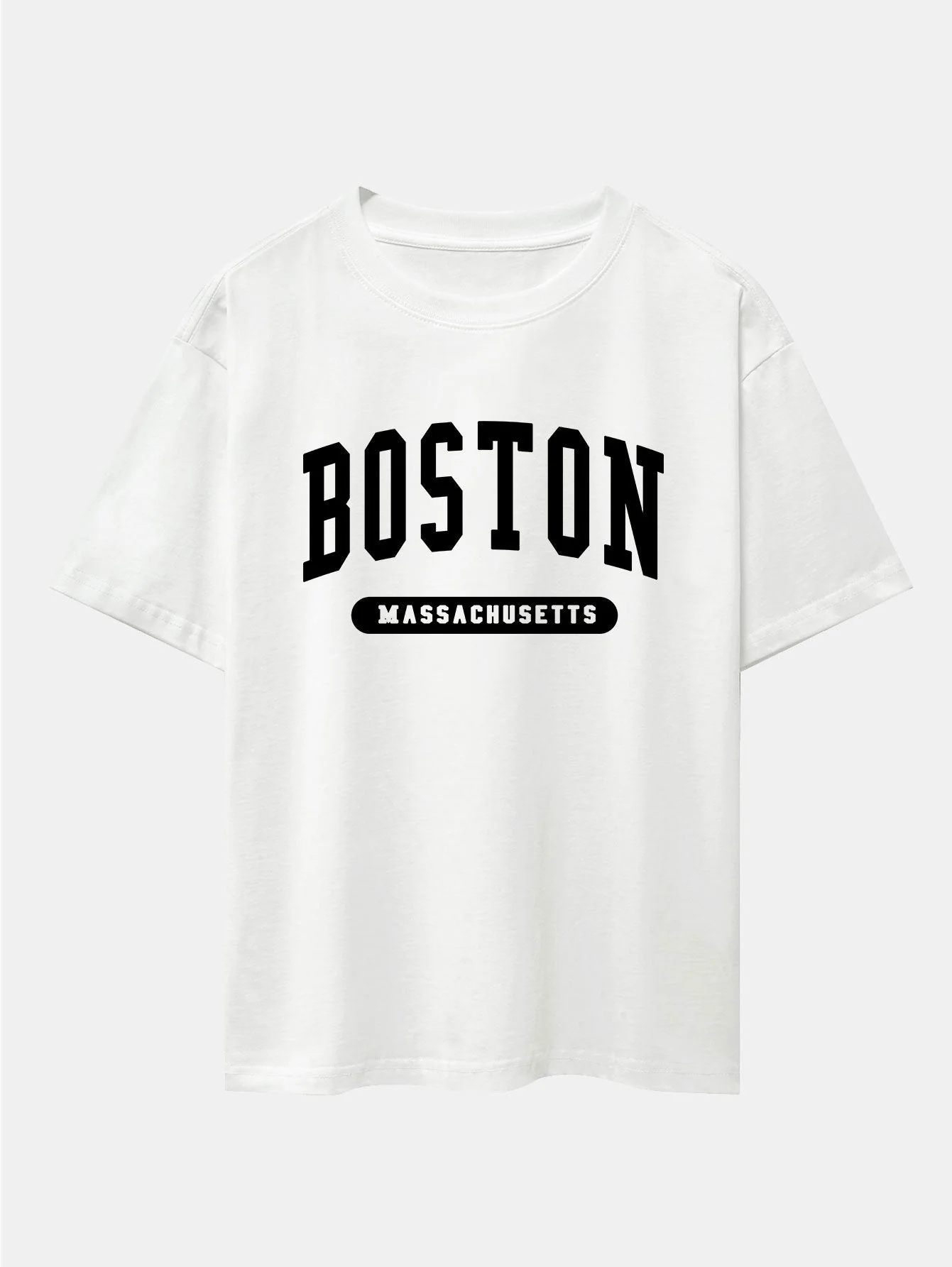 Rolando® | Slogan Print Drop Shoulder Oversize T-Shirt - Image 2