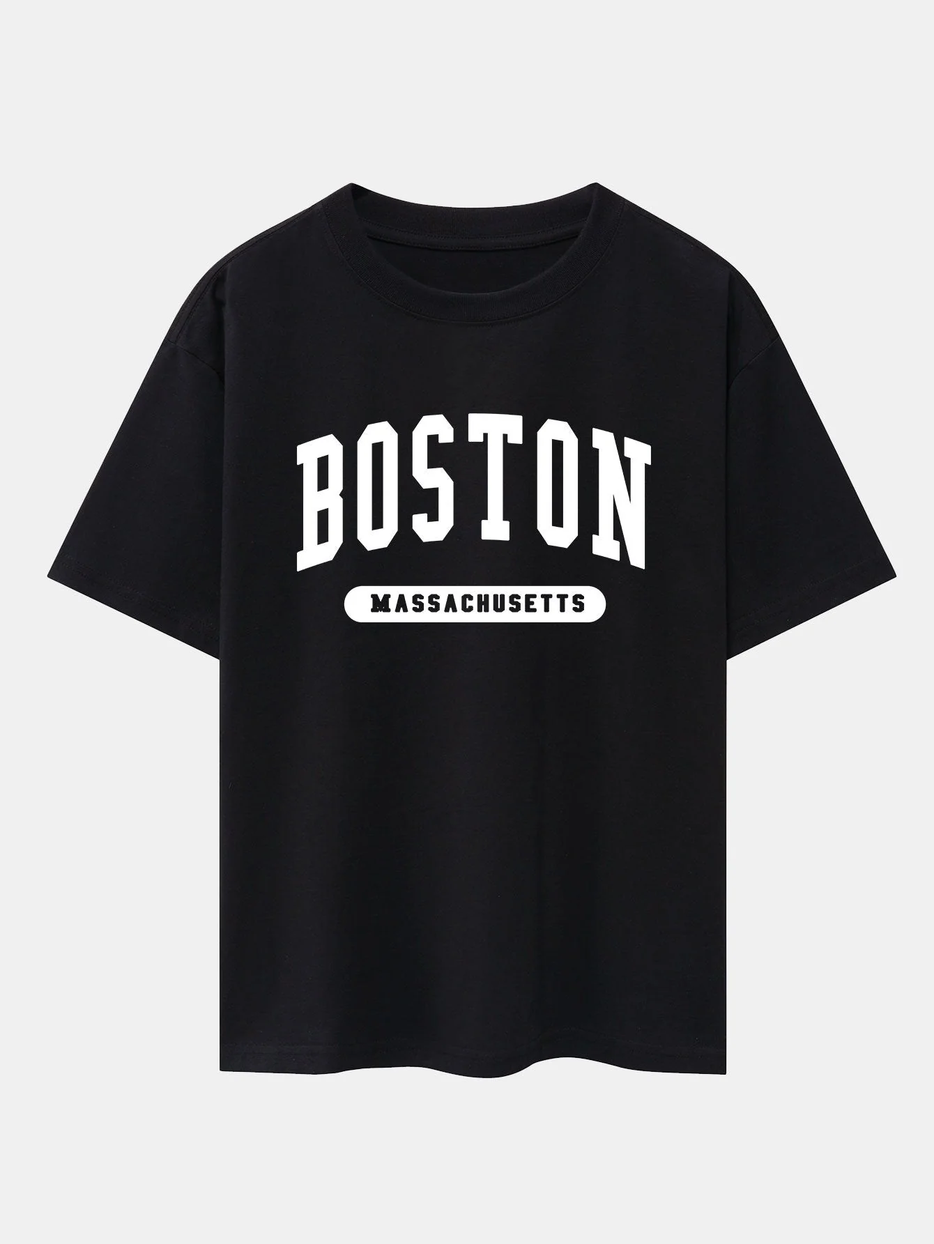 Rolando® | Slogan Print Drop Shoulder Oversize T-Shirt - Image 3