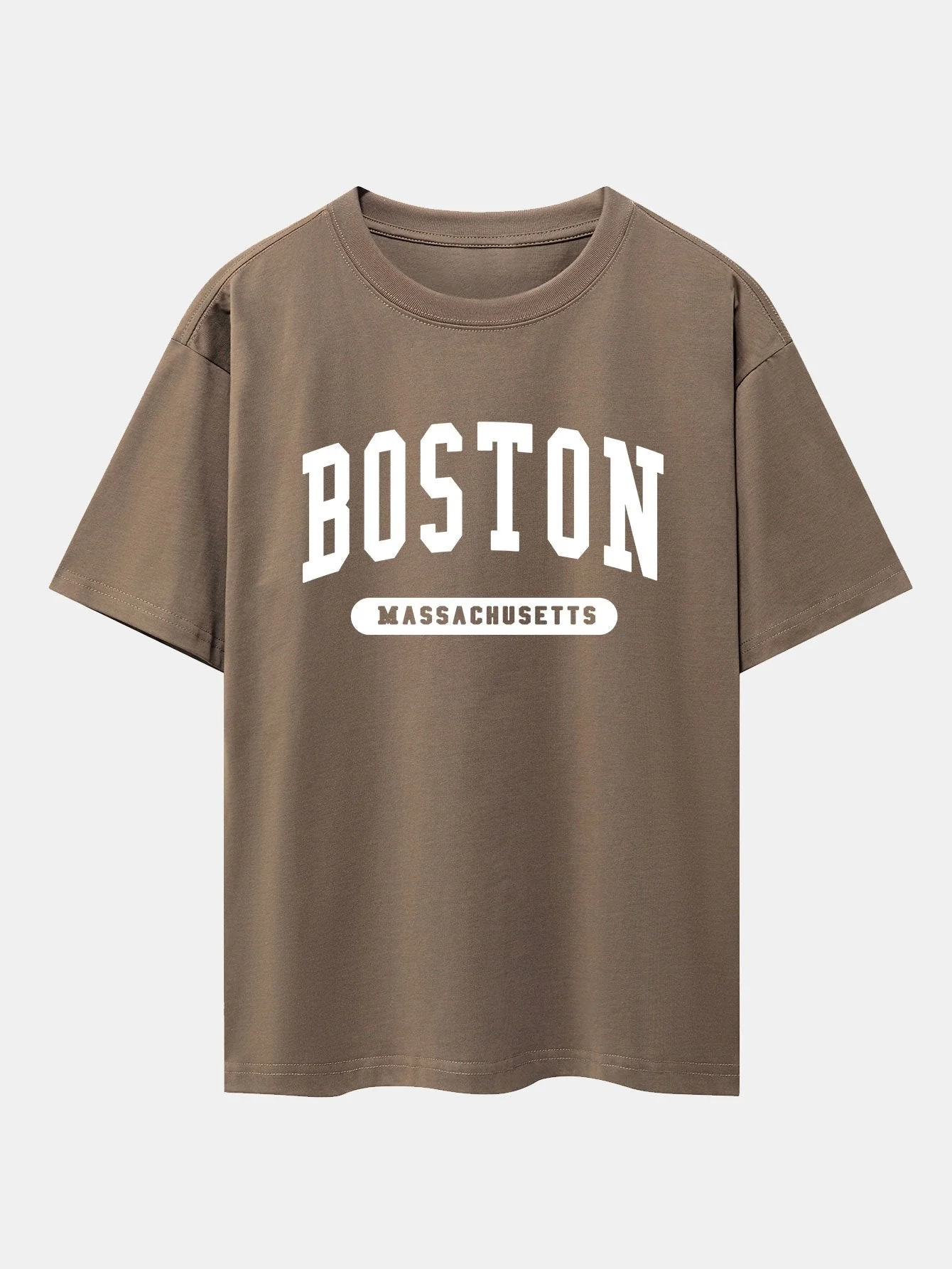 Rolando® | Slogan Print Drop Shoulder Oversize T-Shirt - Image 4