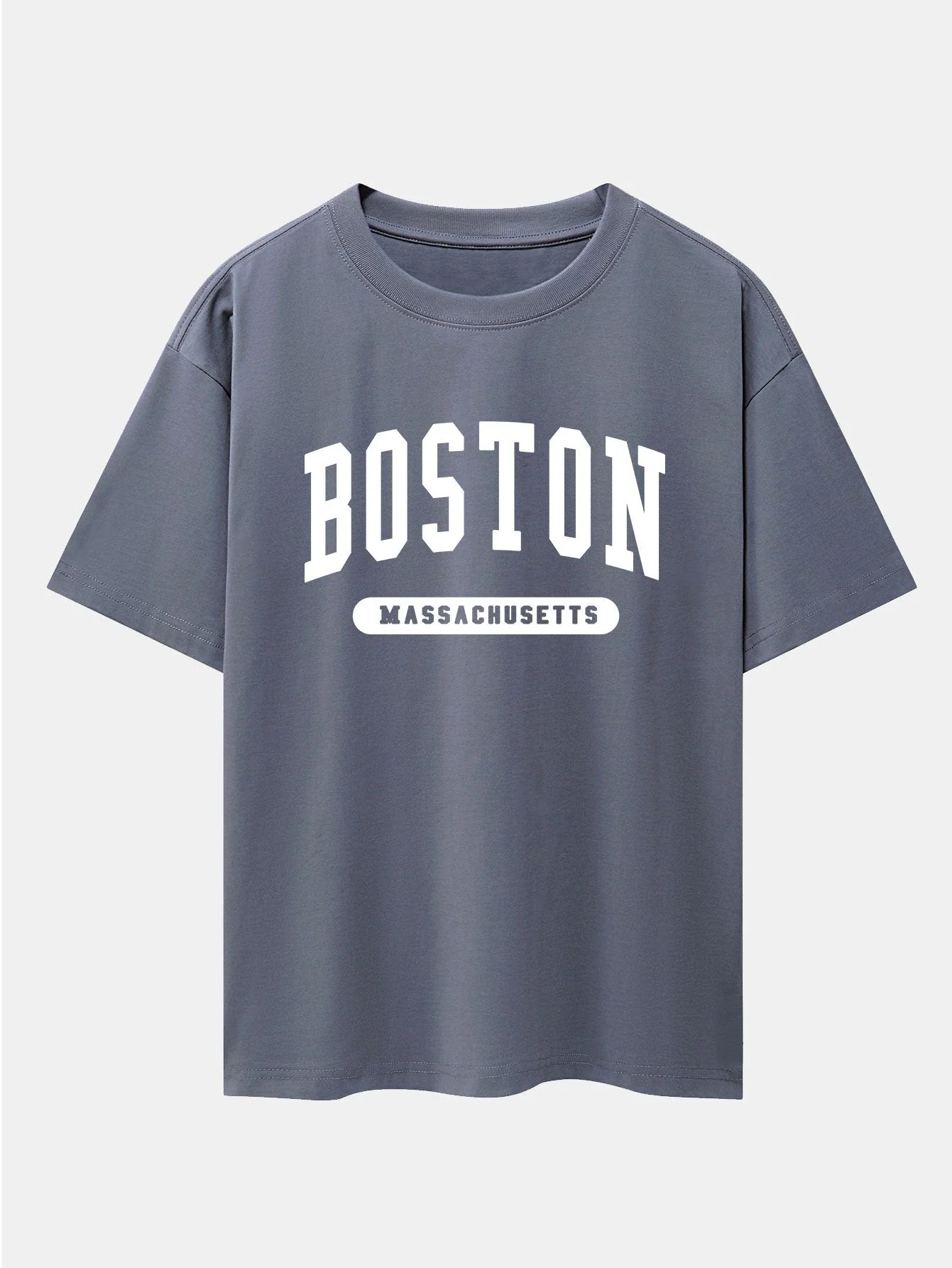 Rolando® | Slogan Print Drop Shoulder Oversize T-Shirt - Image 5