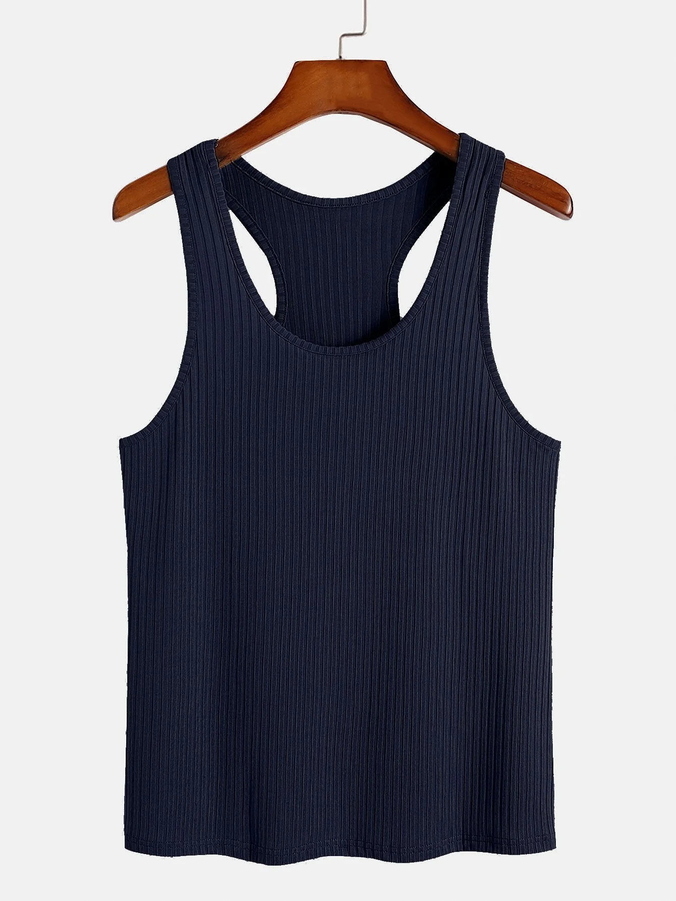 Román® | Basic Slim Ribbed Racer Back Tank - Image 5