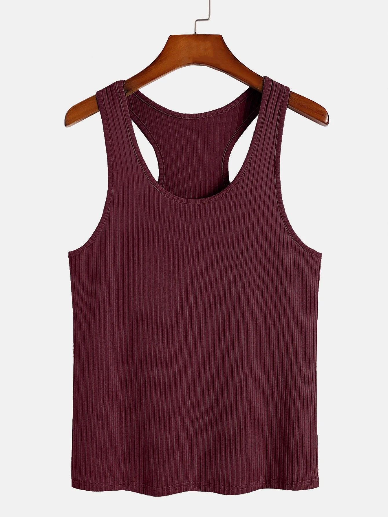 Román® | Basic Slim Ribbed Racer Back Tank - Image 6