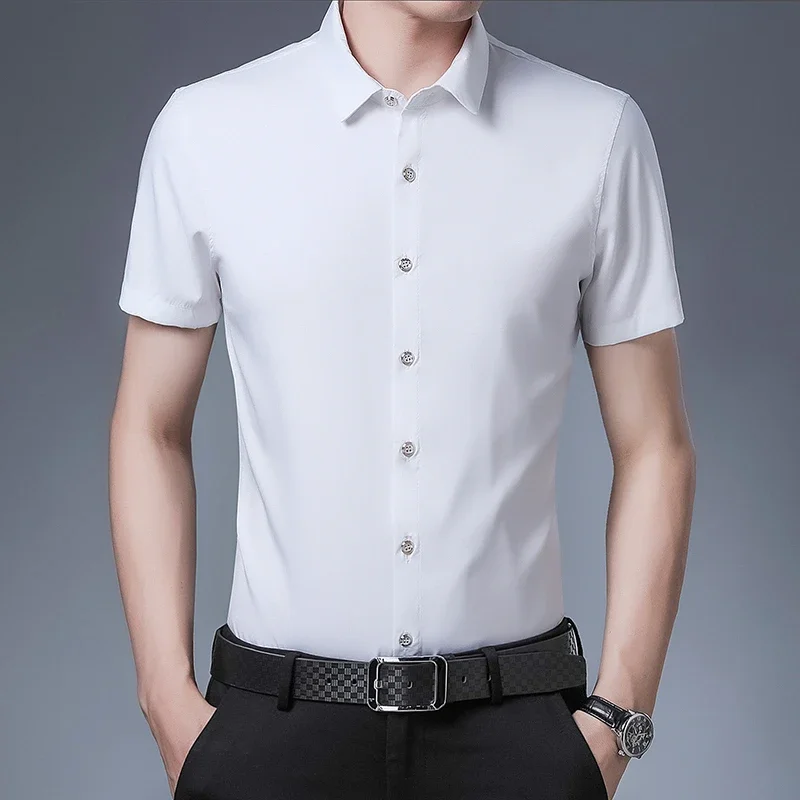 Roman | Business Casual Short-Sleeved Shirt - Image 4