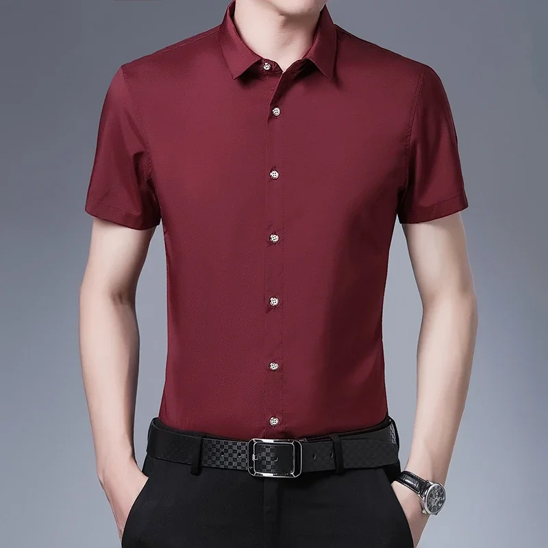 Roman | Business Casual Short-Sleeved Shirt - Image 7