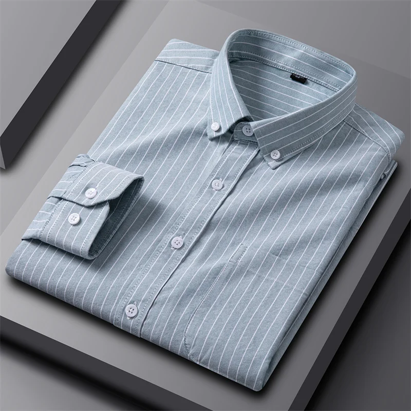 Roman | Givalli - Men's Chic Oxford Shirt - Image 4