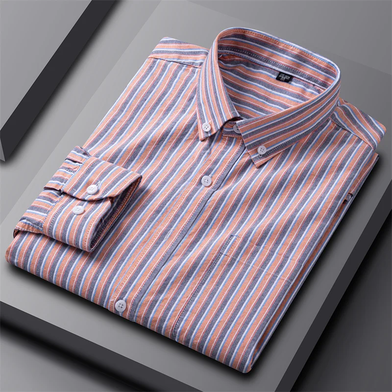 Roman | Givalli - Men's Chic Oxford Shirt - Image 9