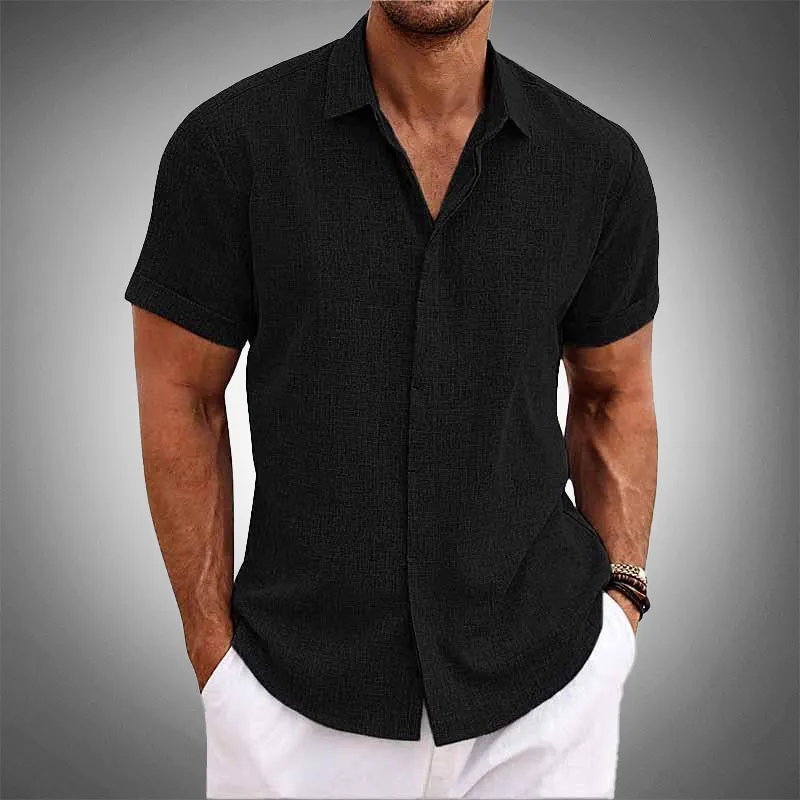 Rómulo | Damien Classic Summer Linen Shirt - Image 3