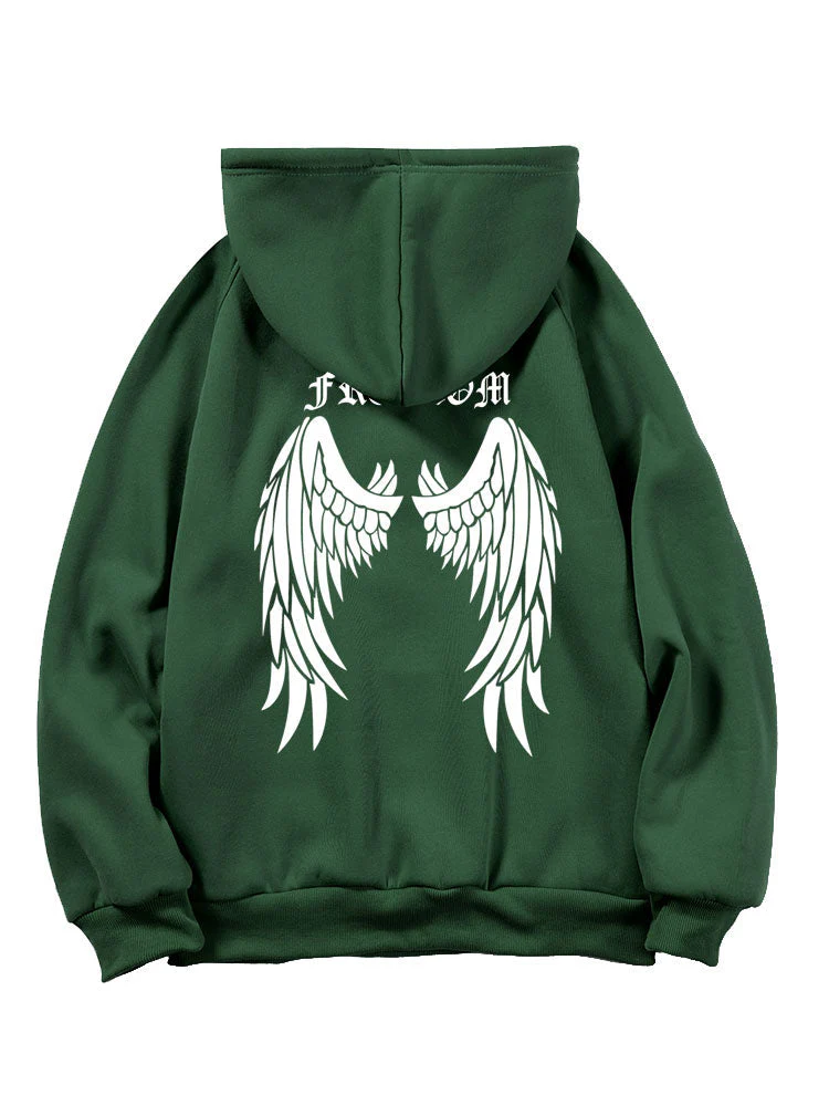Ronan | Letter Wings Back Print Hoodie - Image 14