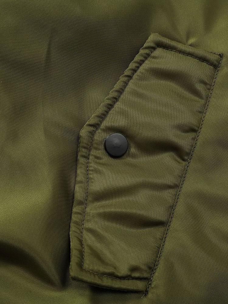 Ronan | Quilted Lined Bomber Jacket With Faux Fur Collar - Image 3