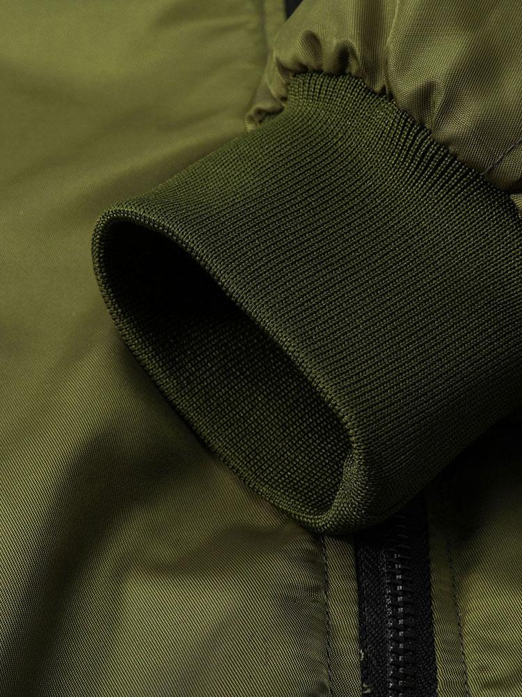 Ronan | Quilted Lined Bomber Jacket With Faux Fur Collar - Image 4