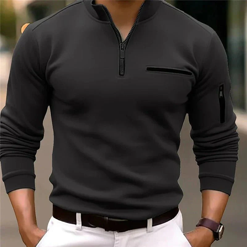 Rory® | Modern Polo Shirt With Zip Details - Image 4