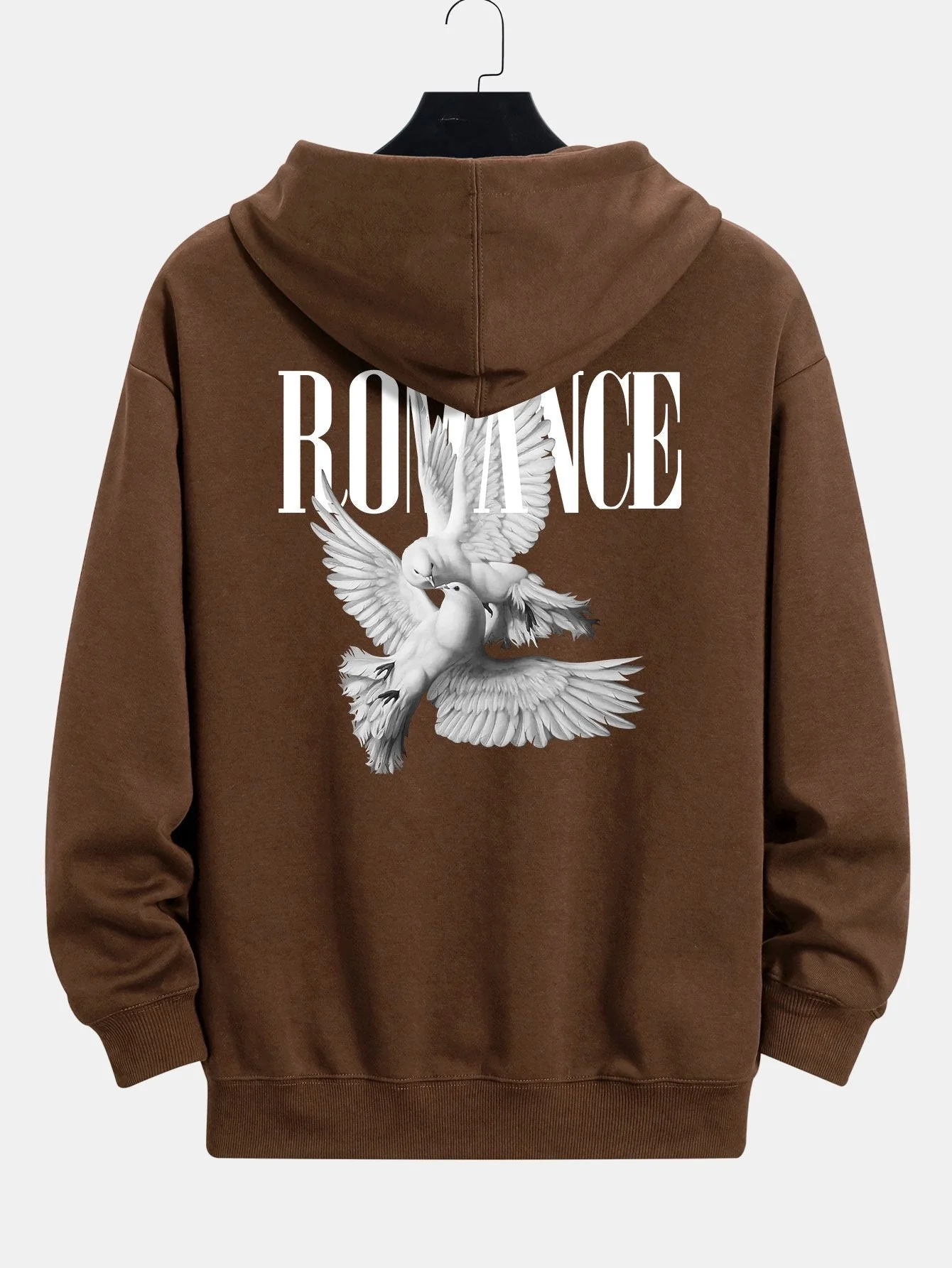 Rory | Romantic Doves Back Print Relax Fit Hoodie - Image 18