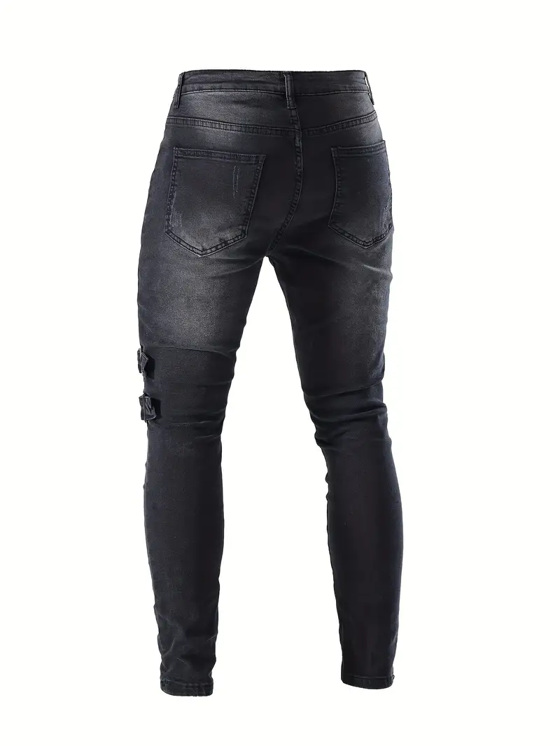 Rosendo® | Casual Biker Jeans For Men - Image 4