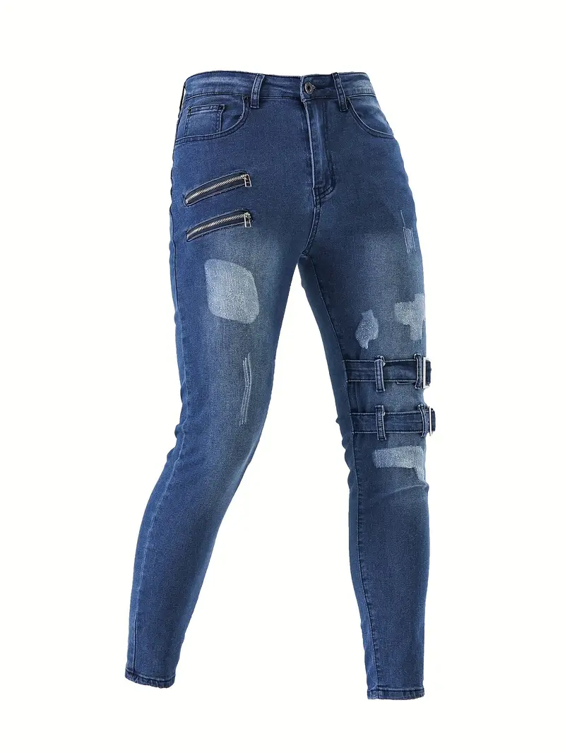 Rosendo® | Casual Biker Jeans For Men - Image 6