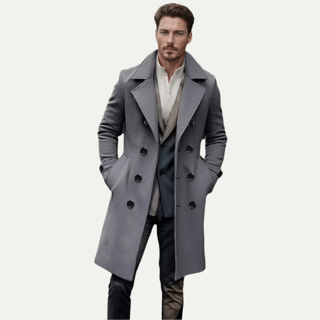 Ross | Classic long trench coat - Image 4