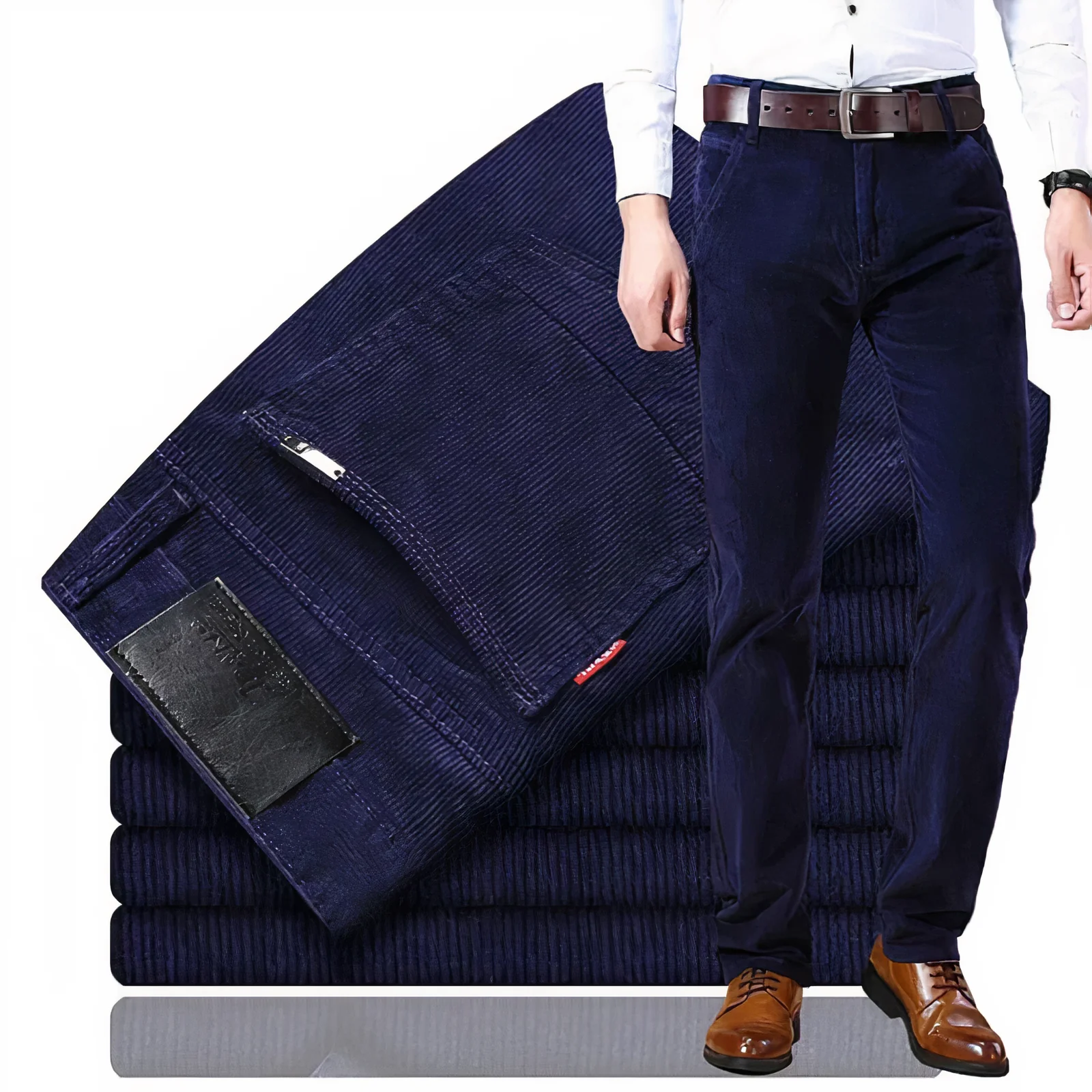 Rowan® | Straight-Cut Corduroy Jeans - Image 4