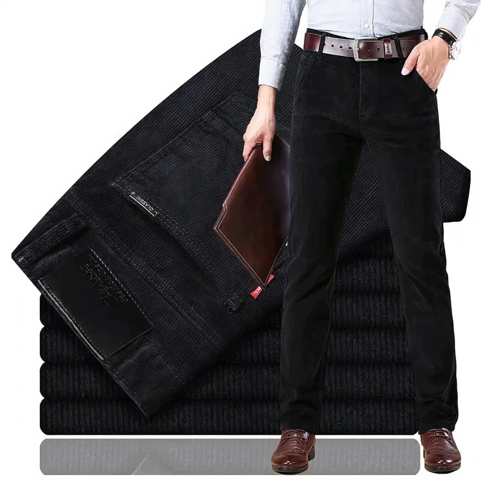 Rowan® | Straight-Cut Corduroy Jeans - Image 5