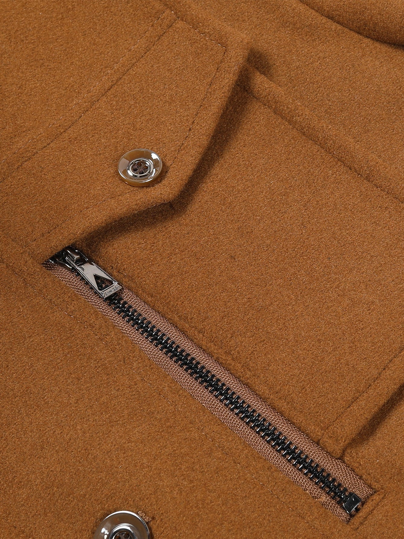 Rowan | Double Layer Detachable Neck Woolen Coat - Image 8