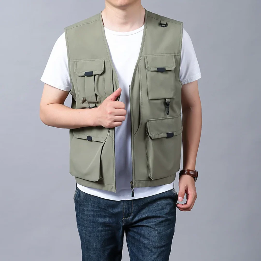 Rowan | Stylish and casual cargo vest - Image 10