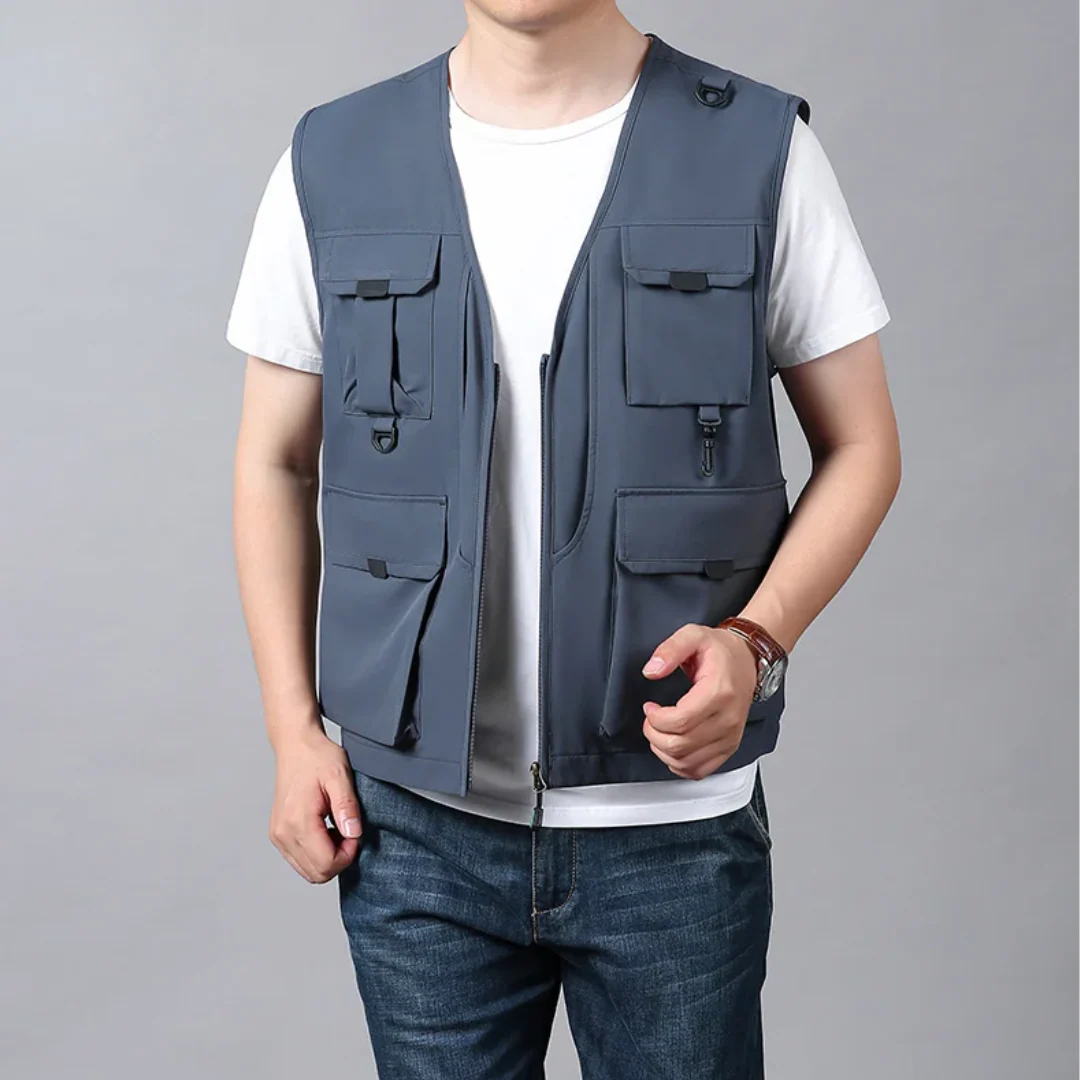 Rowan | Stylish and casual cargo vest - Image 11