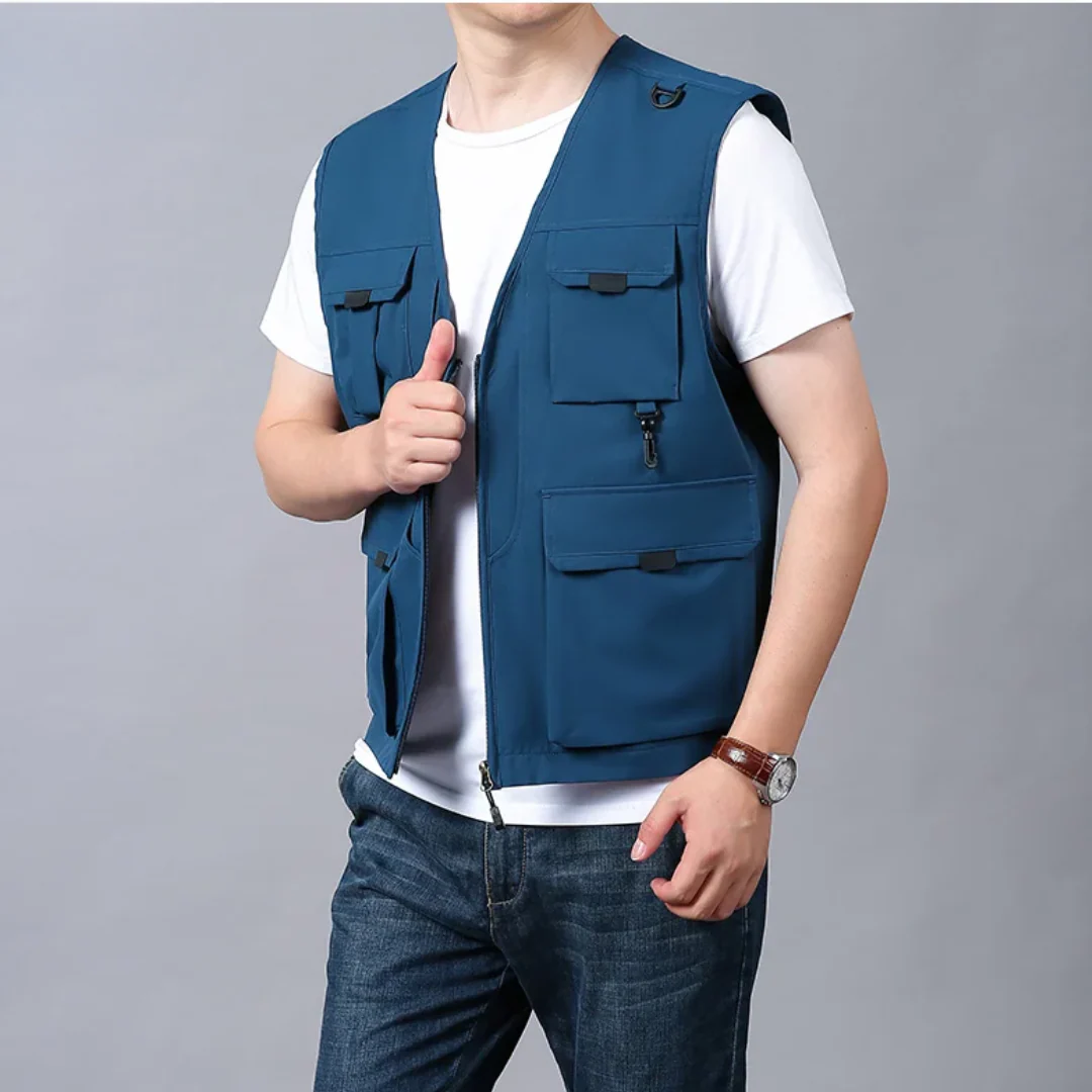 Rowan | Stylish and casual cargo vest - Image 14