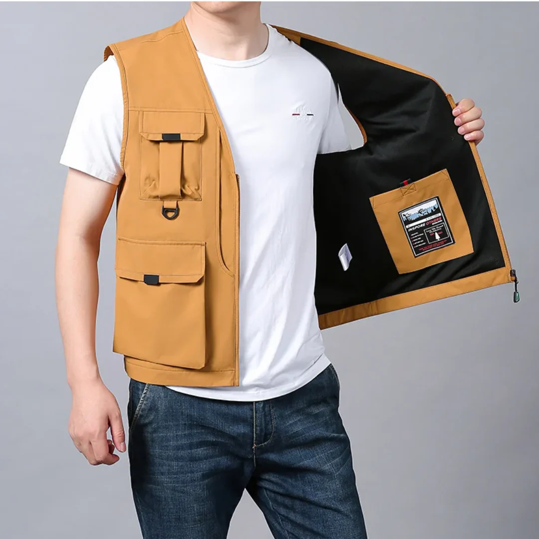 Rowan | Stylish and casual cargo vest - Image 15