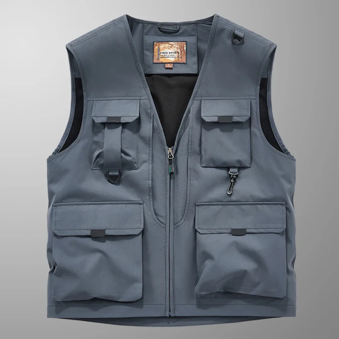 Rowan | Stylish and casual cargo vest - Image 4