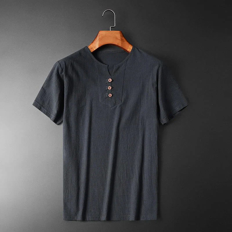 Rubén® | Cotton and linen T-Shirt - Image 2