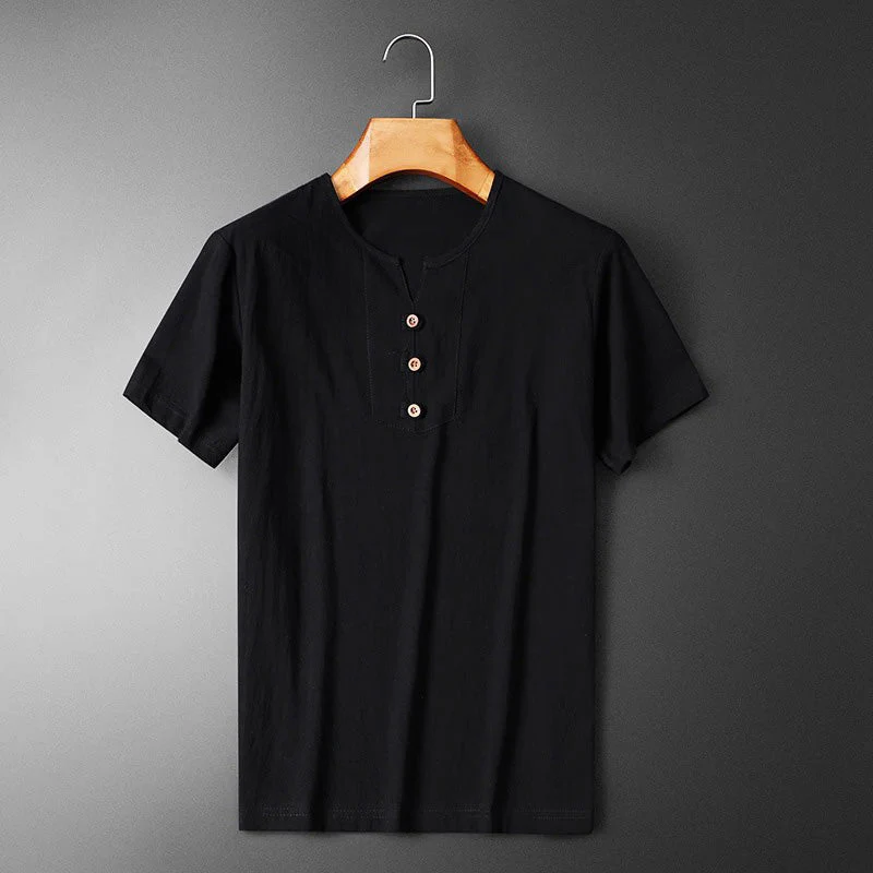 Rubén® | Cotton and linen T-Shirt - Image 4