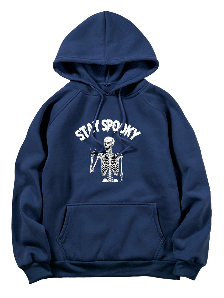 Ruben | Halloween Skeleton Print Hoodie - Image 6